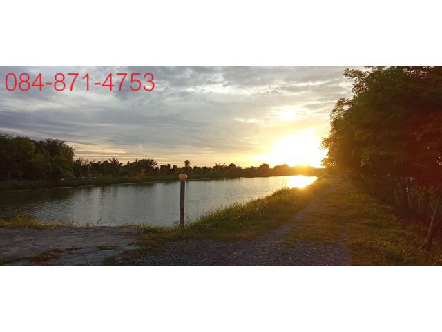 ขายที่ดินด้านหน้าติดคลอง 9 ไร่