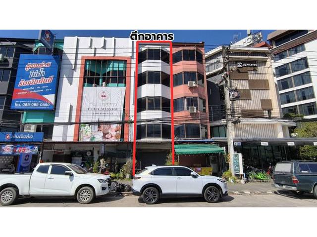 ขายอาคารพาณิชย์ 5 ชั้น ใกล้นิมมาน ใกล้เมญ่า ถนนหลัก พื้นที่ 360 ต