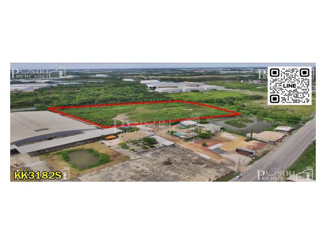 ขายที่ 10 ไร่ ถมพร้อมใช้ เดินทางสะดวกบนถนน 4 เลนส์ สาริน-พันท้าย ใกล้พระราม 2 เพียง 3 กม. - KK3182S