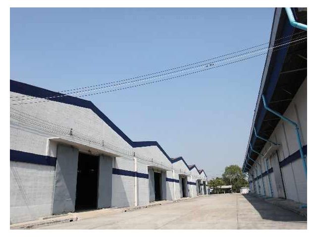 F256 ให้เช่าโกดังโรงงาน ย่านพระประแดง พร้อมท่าเทียบเรือ มีหลายขนาด 1,600 -4,050 ตรม.