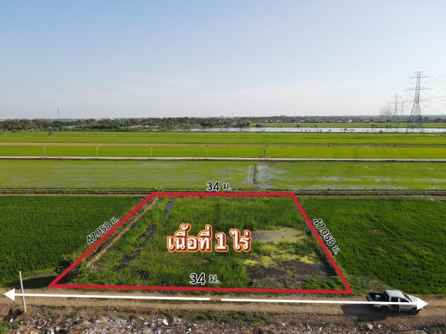 ขายที่ดินลำลูกกาเนื้อที่ 1 ไร่ คลอง8 ใกล้ถนนเส้น3006-2กม. จ.ปทุมธานี