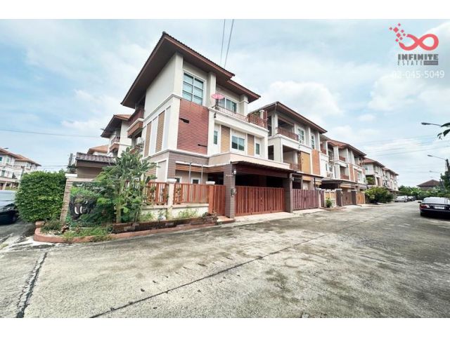 ขายบ้านแฝด 3ชั้น นนทรีซิตี้ พระราม5 หลังมุม 36ตรว.220ตรม.