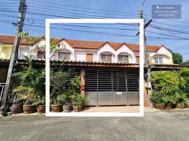 ขายทาวน์เฮาส์ 2 ชั้น 3 หลังติดกัน 49.5 ตร.ว แต่งหรูน่าอยู่ นนทบุรี 48 ตรงข้ามกองสลาก