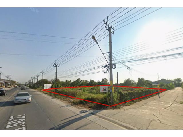 ที่ดินไทรน้อย นนทบุรี ติดถนนทางหลวงชนบท (นบ.5027)