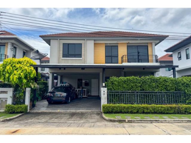 Vายบ้านเดี่ยว ไลฟ์ บางกอก บูเลอวาร์ด ราชพฤกษ์-ปิ่นเกล้า แต่งสวย พร้อมเฟอร์ หลังเซ็นทรัลเวสต์วิลล์