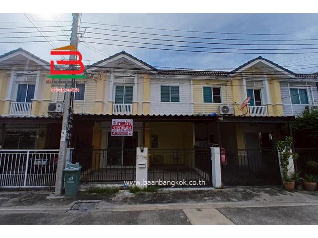 ทาวน์เฮาส์ หมู่บ้าน พฤกษาวิลล์ วงแหวน-พระราม 2 (ใกล้เซนทรัลพระราม 2) เนื้อที่ 17.5 ตรว. ถนนพระราม 2 แขวงแสมดำ