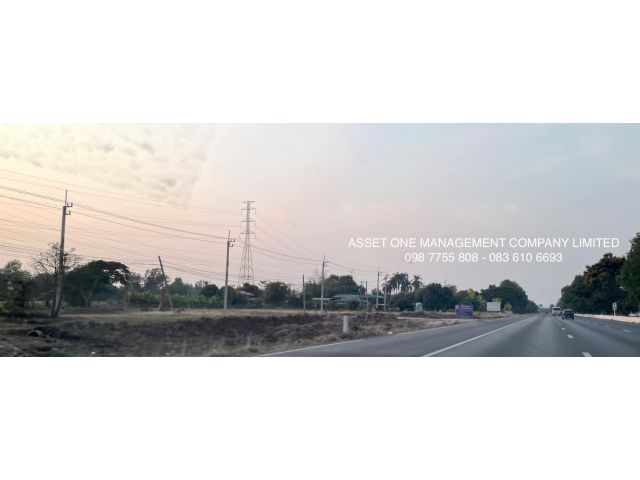 ขายที่ดิน 673 วา ถมแล้ว ติดถนนสายเอเชีย มโนรมย์ ชัยนาท 083 610 6693