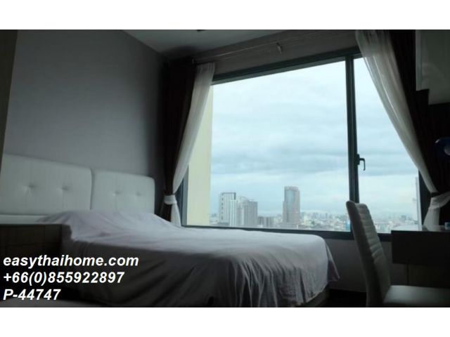 P-44747 ให้เช่า คอนโด คิว อโศก Phetchaburi Rd, Makkasan, Ratchathewi, Bangkok พร้อมอยู่ ราคาถูก Line Id @easythaihome 08