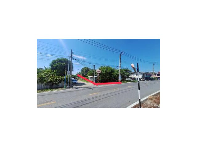 ที่ดินเปล่า แปลงสวยรูปตัว L หัวมุม  อ.บางเสาธง จ.สมุทรปราการ