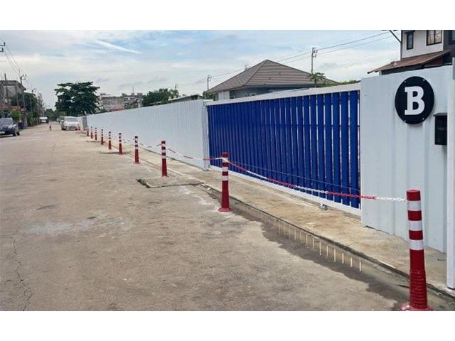 MRT ตลาดมีนบุรี ตลาดมีนบุรี ที่ดินให้เช่าถมแล้วมีรั้ว 100 ตร.วา.