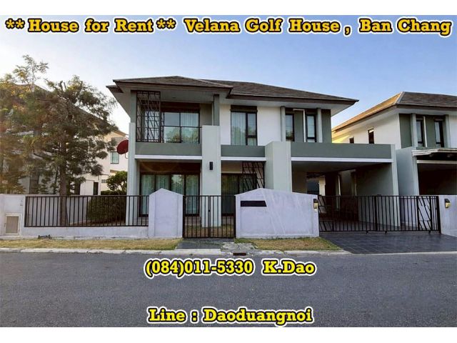 Velana Golf House, Ban Chang *** Sale / Rent *** Eastern Star Golf Course