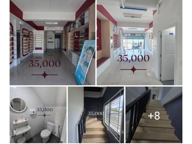 #ให้เช่าอาคารพาณิชย์ 35,000/เดือน 1คู่หา อาคารพาณิชย์ติดถนนใหญ่331 มีห้องนอน 2ห้อง ห้องน้ำ 3ห้อง  มีแอร์ 1 เครื่อง