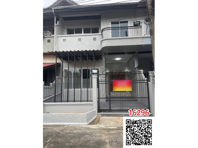 ขาย ทาวน์เฮ้าส์ 2 ชั้น หลังใหญ่ทำเลดี หมู่บ้านเฟื่องฟ้า​ ถนนแฮปปี้แลนด์​ คลองจั่น​ บางกะปิ