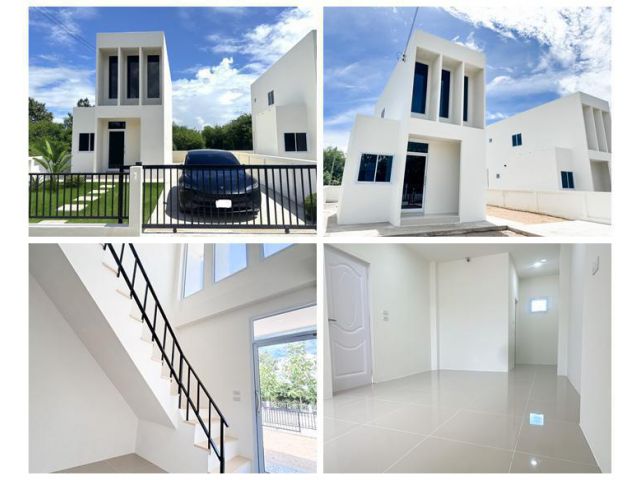 บ้านใหม่โมเดิร์น 2 ชั้น ลำพูน 1.29 ล้าน! 50ตรว. ฟรีโอน! ใกล้เมือง-รพ. 5 นาที โทร 093-584-6654