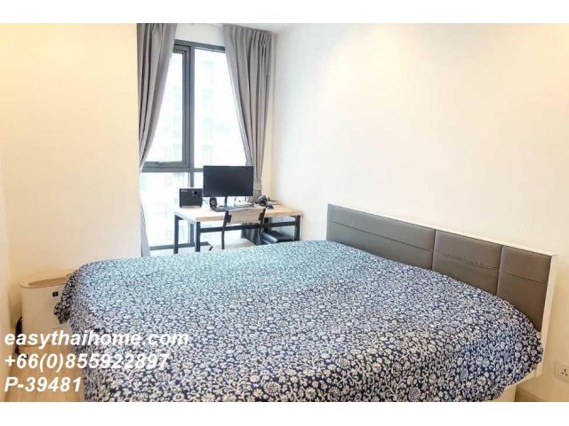 P-39481 ให้เช่า คอนโด ไอดีโอ โมบิ พระราม 9 Rama IX Rd, Huai Khwang, Bangkok พร้อมอยู่ ราคาถูก Line Id @easythaihome 085-