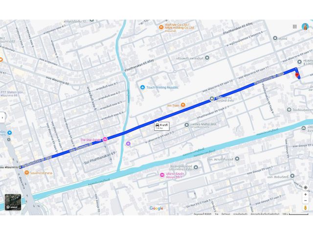 ขายที่ดิน 122 ตร.ว. พัฒนาการ 69 แยก 8 ราคา 6.5 ล้านบาท