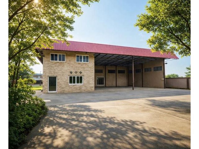 มีรั้วรอบขอบชิด ถนนคลองสิบ คลองสิบสี่ โกดังใหญ่ 2 ไร่ 30 ตร.วา