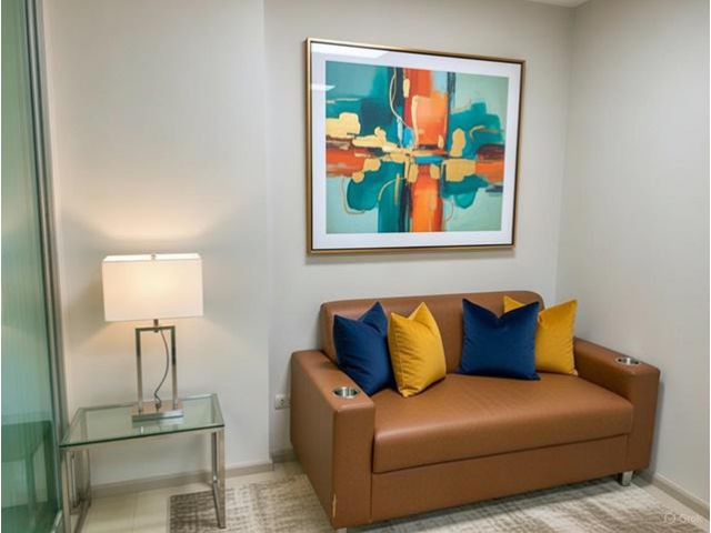 MRTหัวหมาก 900ม.คอนโด ชั้น7 พร้อมเฟอร์ฯ 1นอน แอสปาย ลาดพร้าว 113