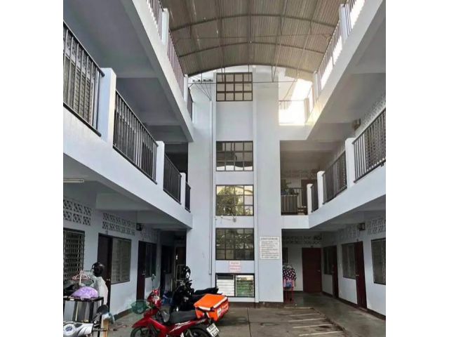 ขายหอพักพร้อมผู้เช่าหลังโรงเรียนสารสาสน์แม่เหียะพร้อมโอน