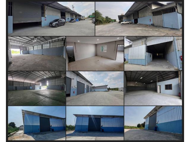 ให้เช่า โกดัง โรงงาน โครงการดีเจริญ แยกบางน้ำจืด ถ.เทพกาญจนา จ.สมุทรสาคร