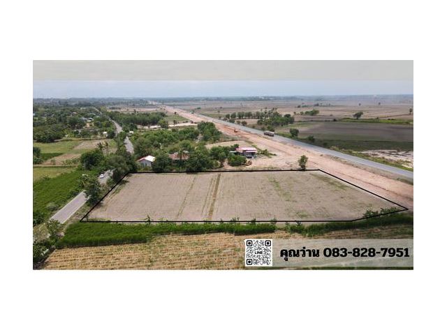 ขายที่ดิน 4 ไร่ 1 งาน ติดถนนสุวรรณศรตัดใหม่ (ถนน4เลน) ด้านในติดถนนชุมชน ขายถูก