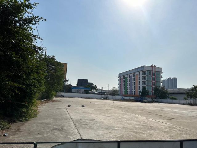 PK813ให้เช่าที่ดินเปล่าหน้ากว้าง 47.5เมตร ติดถนนปู่เจ้า ใกล้ BTS สำโรง