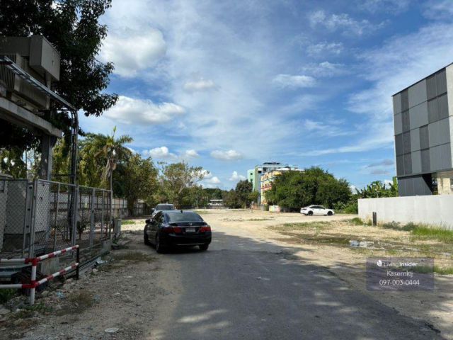 PK922ให้เช่าที่ดิน ติดรถไฟฟ้าใต้ดิน มินบุรี-ศูย์วัฒนธรรม ขนาด 4 ไร่ 89 ตารางวา ตรงข้าม สน. หัวหมาก