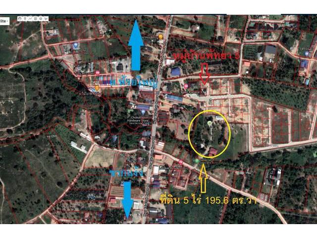 ให้เช่า/หานักลงทุนที่ดิน พร้อมสิ่งปลูกสร้าง ห้วยใหญ่ ชลบุรี