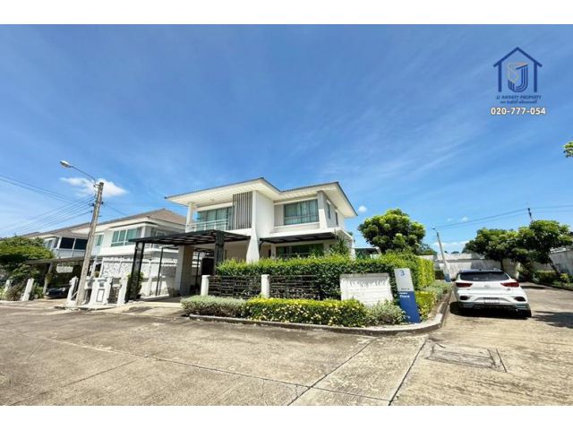 ขายบ้านเดี่ยว 2 ชั้น หมู่บ้านเพอร์เฟค เพลส 3 ราชพฤกษ์ หลังมุม ใกล้สถานีรถไฟฟ้า(MRT) ท่าอิฐ