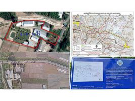 ขายที่ดินพร้อมสิ่งปลูกสร้าง ติดถนน 4 เลน เลี่ยงเมืองสันกำแพง ***เจ้าของขายเอง***