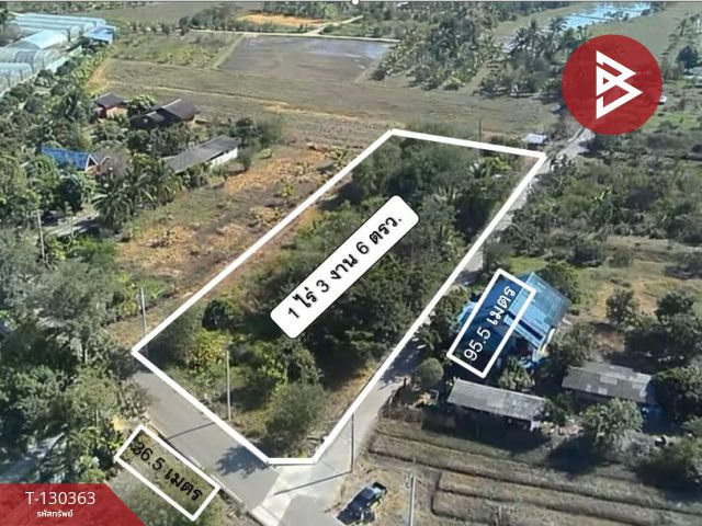 ขายที่ดิน เนื้อที่ 1 ไร่ 3 งาน 6 ตารางวา บ้านสันมะกรูด ต.บ้านแป้น ลำพูน