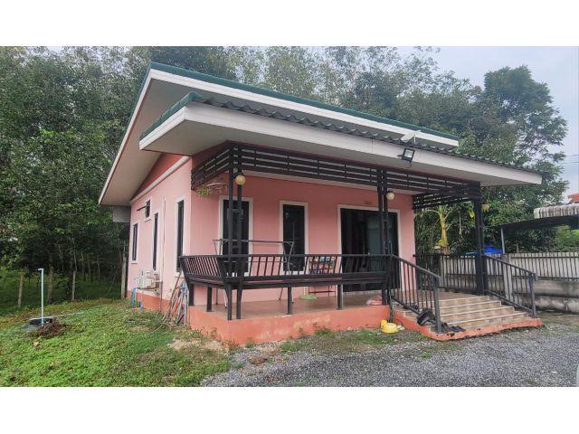 ขายบ้านสวนพร้อมที่ดิน 1 ไร่ครึ่ง บรรยากาศดี ใกล้เมือง จ.นครศรีฯ