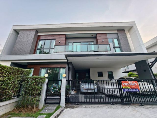 ขายหรือให้เช่า บ้านเดี่ยว 2 ชั้น หลังมุม โครงการเดอะ ซิตี้ สุขุมวิท-อ่อนนุช ทำเลดี เดินทางสะดวก