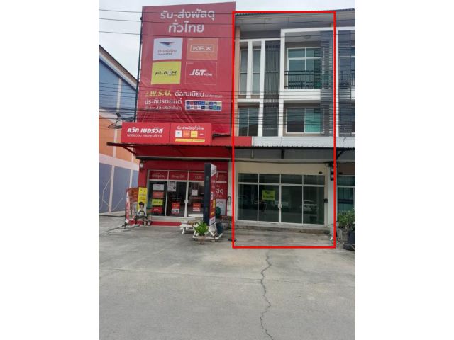 ให้เช่าอาคารพาณิชย์ 3 ชั้น ลำลูกกาคลอง 3 ทำเลดี พร้อมเข้าอยู่ ใกล้สถานีรถไฟฟ้า bts คูคต