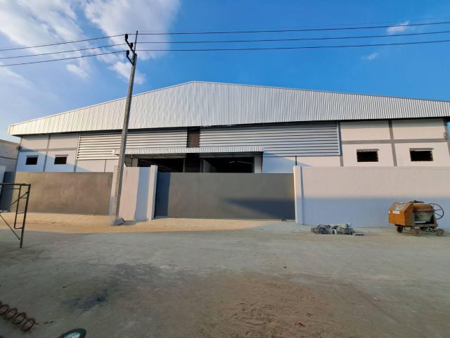 ให้เช่าโรงงานขอใบรง.4ได้ แคราย-บางบอน ต.สวนหลวง สมุทรสาคร โกดังมือหนึ่งพร้อมออฟฟิศ 1700 ตรม.พื้น3-5ตัน/ตรม.