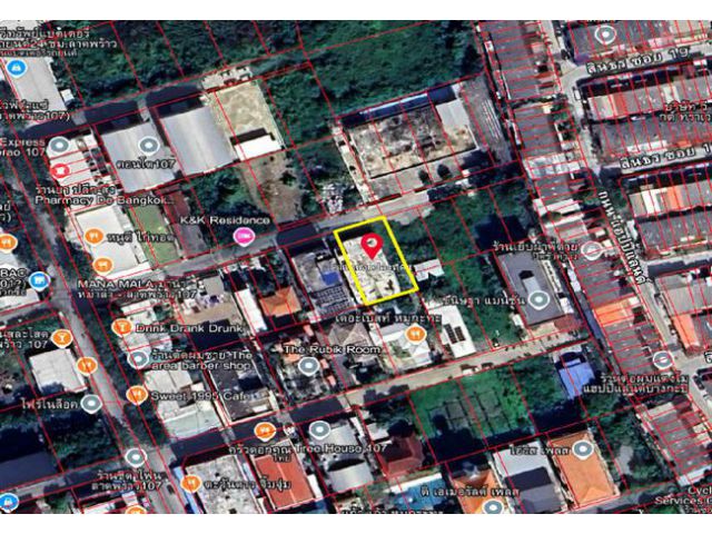 ขายที่ดิน ซอยลาดพร้าว 107 ถนนลาดพร้าว แขวงคลองจั่น เขตบางกะปิ กรุงเทพมหานคร