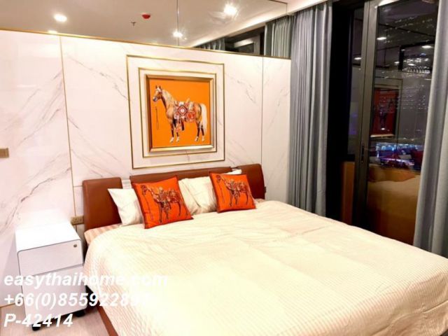 P-42414 ให้เช่า คอนโด วันไนน์ไฟว์ อโศก-พระราม 9 Rama IX Rd, Huai Khwang, Bangkok พร้อมอยู่ ราคาถูก Line Id @easythaihome