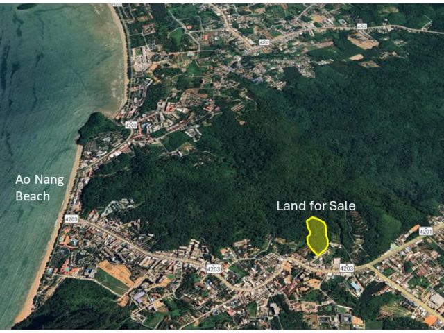 ขายที่ดิน อ่าวนาง กระบี่