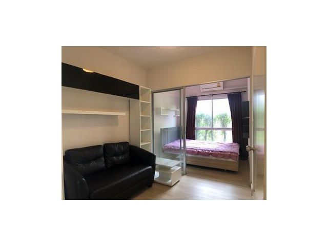 คอนโดให้เช่า วิวสวน เป็นส่วนตัว พร้อมอยู่ พลัมคอนโด บางใหญ่สเตชั่