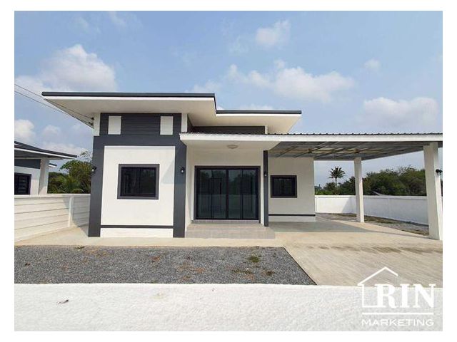 R027-02 บ้านเดี่ยว ราคาทาวน์โฮมสร้างใหม่พร้อมอยู่ อ.เมืองนครปฐมชุมชนลำสระเกษ ต. หนองดินแดง อ. เมือง จ. นครปฐม ถนน กว้าง