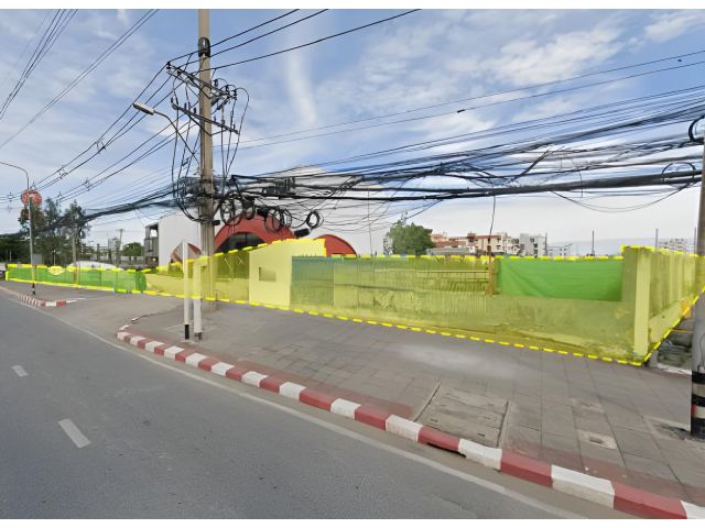 ขายที่ดิน 5 ไร่ 3 งาน 6.4 ตารางวา ติดถนนสุวินทวงศ์ ใกล้ บิ๊กซี ซูเปอร์เซ็นเตอร์