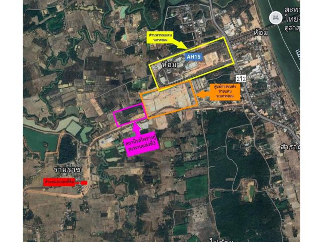 ขายที่ดินถมแล้วพิกัด บ้านนาหัวบ่อใกล้ด่านพรมแดนนครพนมติดคอนกรีตสาธารณะกว้าง40 เมตร     ใกล้สะพานมิตรภาพแห่งที่3 และสถาน