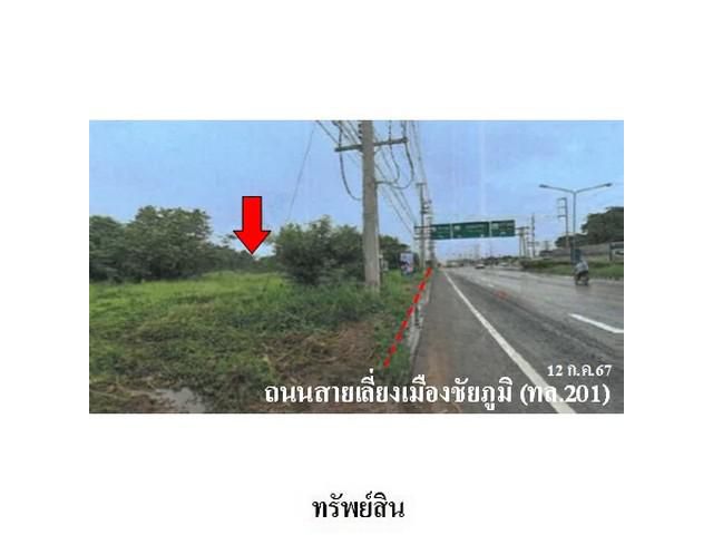 ขายที่ดินว่างเปล่า ต.โพนทอง อ.เมืองชัยภูมิ จังหวัดชัยภูมิ