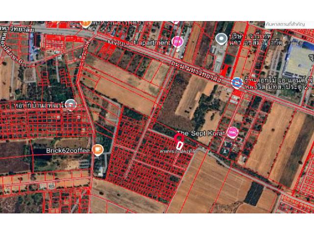 ขายที่ดินราคาถูก  50 ตร.ว. ใกล้ตัวเมืองโคราช ทำเลทอง ต.ไชยมงคล