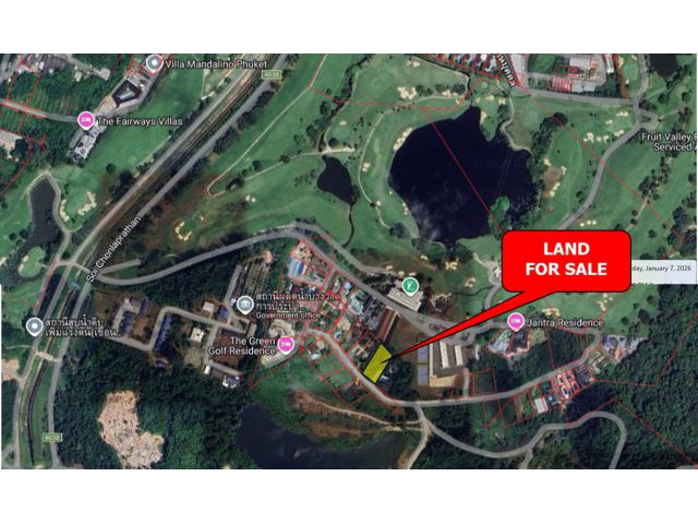 ขายที่ดินเปล่า ใกล้สนามกอล์ฟ The Green Golf Residence