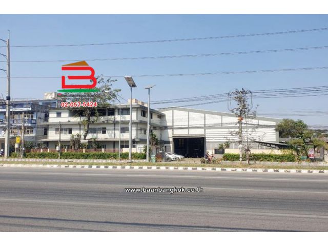 ที่ดินพร้อมโรงงาน เนื้อที่ 1-1-21 ไร่ ติดถนนซอยเทศบาลแพรกษา 13 (ตรงข้ามโรงงานอุตสาหกรรมแพรกษา) ถนนแพรกษา ตำบลแพรกษา อำเภอเมืองสมุทรปราการ สมุทรปราการ