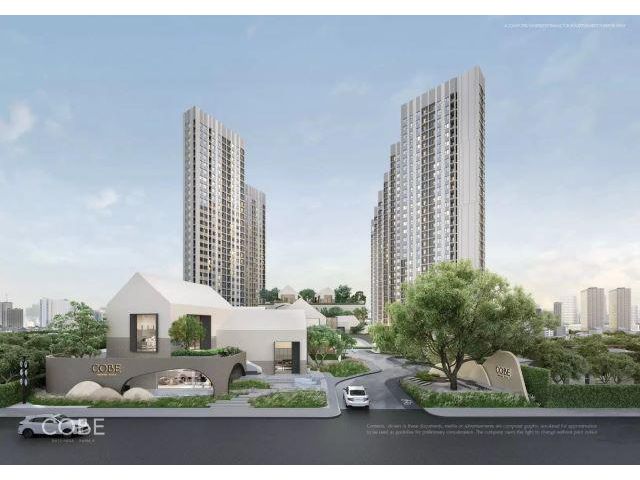 CM04382 ขายดาวน์ คอนโด โค้บบ์ รัชดา-พระราม 9 COBE Ratchada-Rama 9 ถ.เทียมร่วมมิตร