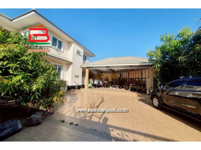 บ้านเดี่ยว บ้านสร้างเอง (ใกล้ตลาดสดหนองจอก) เนื้อที่ 199 ตรว. แขวงโคกแฝด เขตหนองจอก