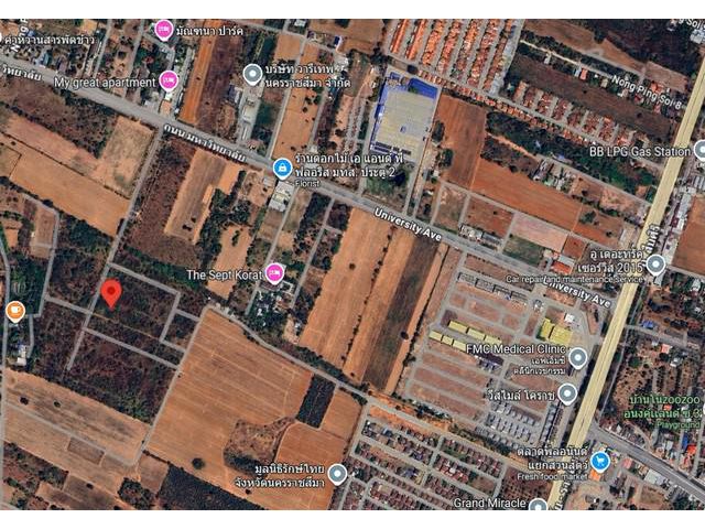 ขายที่ดินราคาถูก เนื้อที่ 50 ตร.ว. ทำเลดี ใกล้เมืองโคราช 2แสนบาท