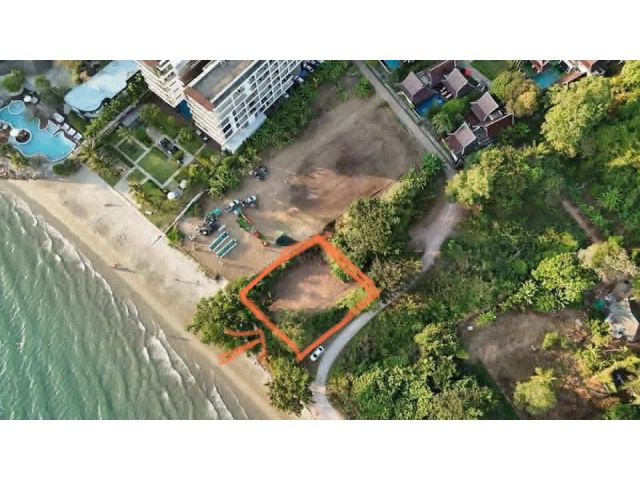 ขายที่ดินติดทะเลแหลมแม่พิมพ์จ.ระยองเดินลงหาดได้เลยเนื้อที่1ไร่ขายราค38.000.000ลบ.